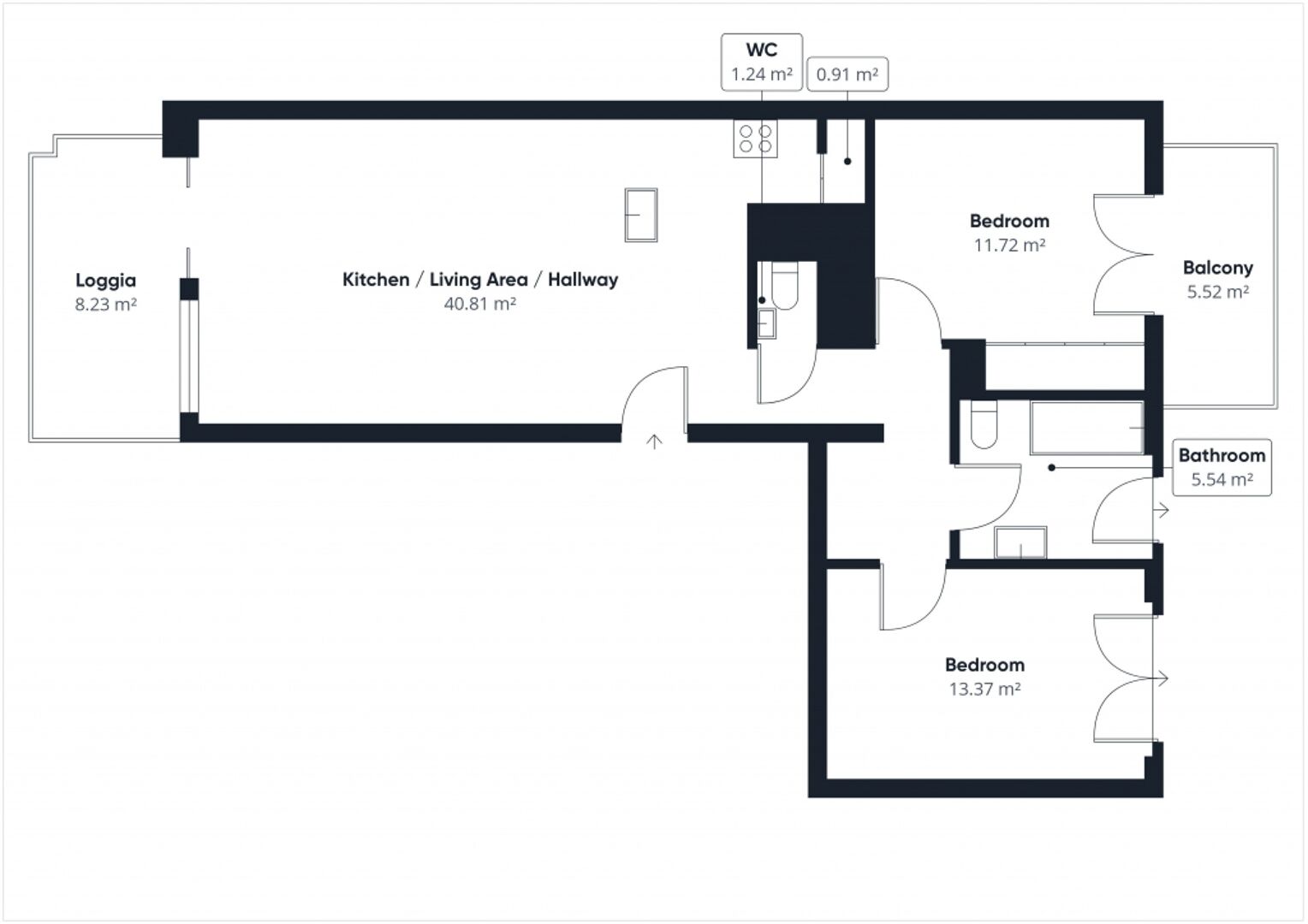 plan Luxembourg - Gasperich - rue Charles Darwin
